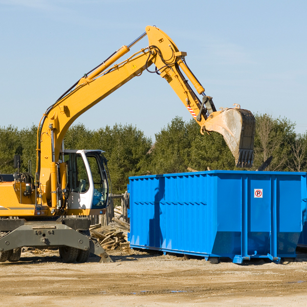 what happens if the residential dumpster is damaged or stolen during rental in Russellville TN